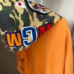 Bape Hoodie Orange XL
